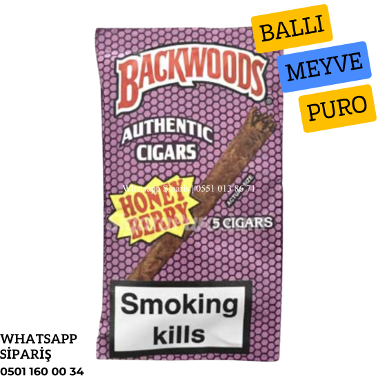 Backwoods HoneyBerry (Ballı Meyveli) Islak Puro x8 Paket