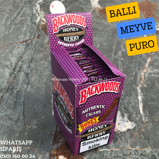 Backwoods HoneyBerry (Ballı Meyveli) Islak Puro x8 Paket