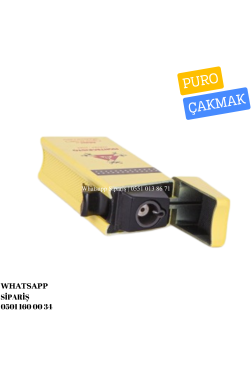 MonteCristo Özel Üretim Tek Torch Pürmüz Sarı Puro Çakmağı
