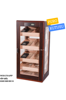 Puro Kutusu 5 Raflı Sedir Humidor