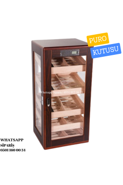 Puro Kutusu 5 Raflı Sedir Humidor