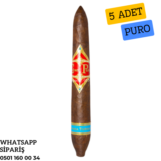 Cuban Parejo Habano  Oscuro Salomón No6 - 5'li Puro Paket