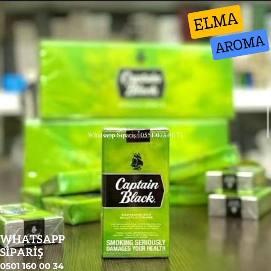 Captain Black Elma ( Green Apple ) Sigara x10 Paket