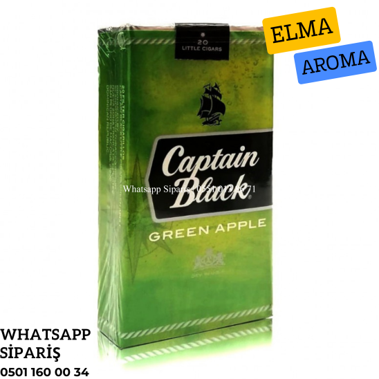 Captain Black Elma ( Green Apple ) Sigara x10 Paket