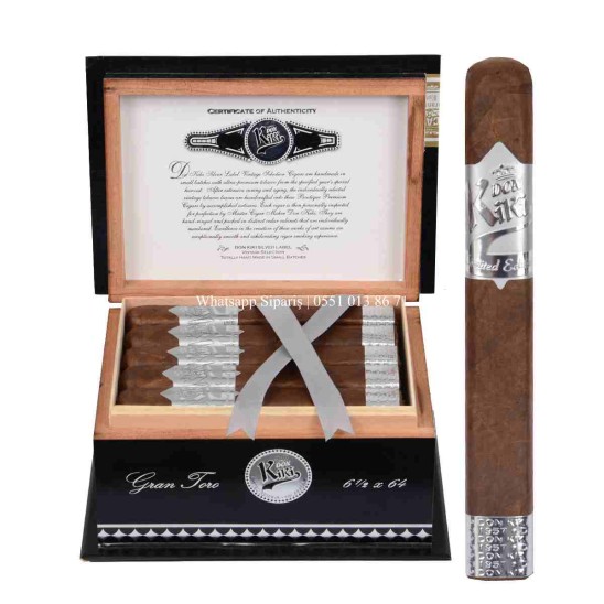 Don Kiki Limited Reserve Sılver Label Toro 20'li Puro Kutu