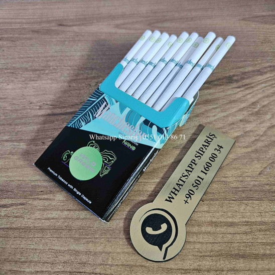 Manchester Nano Wild Green Slim Sigara (Elma Aromalı) x10 Paket