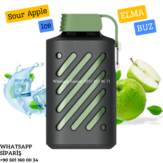 Vozol Sour Apple Ice 10000 PUFF