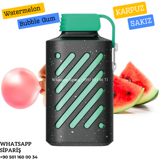 Vozol Watermelon Bubble Gum 10000 PUFF