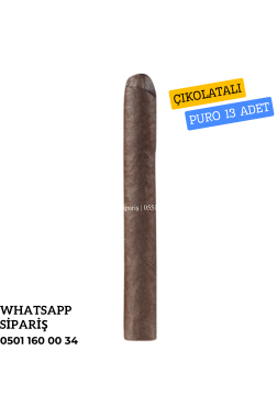 Belçika Çikolata Aromalı Puro 13 Adet