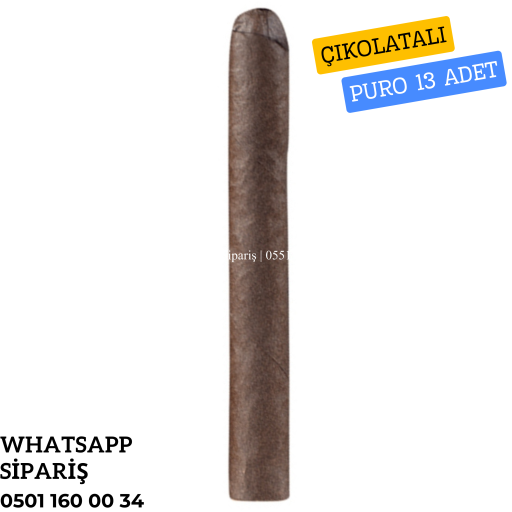 Belçika Çikolata Aromalı Puro 13 Adet