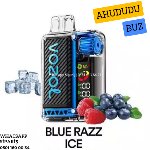 Vozol Vista Blue Razz Ice 20000 PUFF