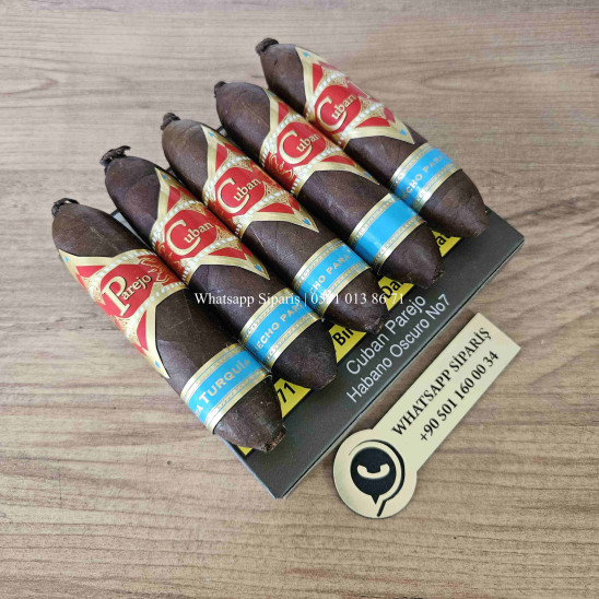 Cuban Parejo Habano Oscuro No7 - 5'li Puro Paket