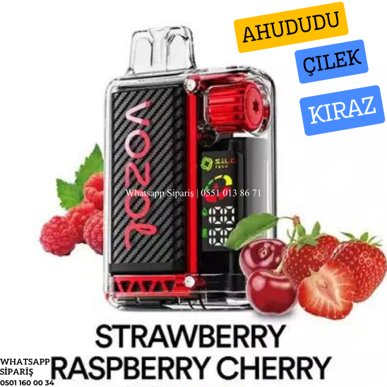 Vozol Vista Strawberry Raspberry Cherry 20000 PUFF