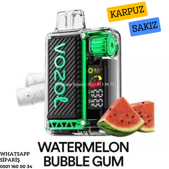 Vozol Vista Watermelon Bubble Gum 20000 PUFF