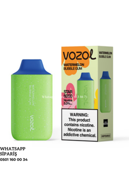 Vozol Watermelon Bubble Gum 6000 PUFF