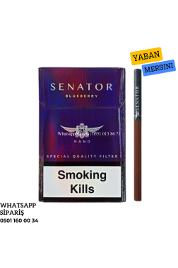 Senator Blueberry (Yaban Mersini) Aroma Sigara x10 Paket