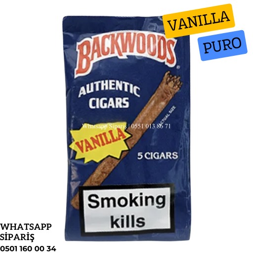 Backwoods Vanilla Islak Puro x8 paket