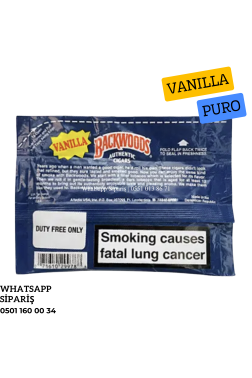 Backwoods Vanilla Islak Puro x8 paket