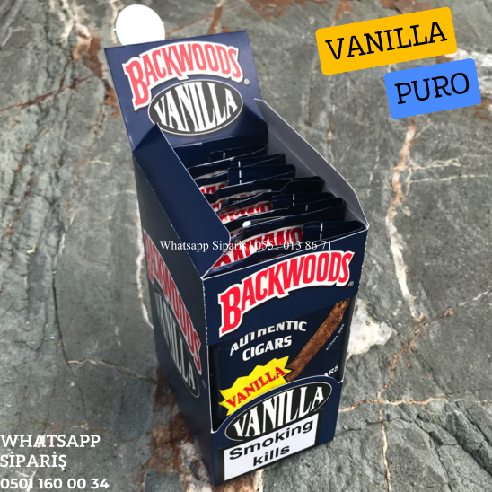 Backwoods Vanilla Islak Puro x8 paket