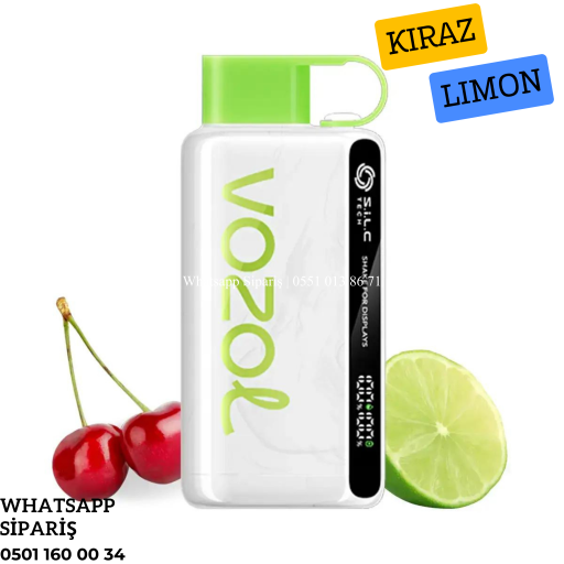 Vozol 12000 Puff Cherry Lıme