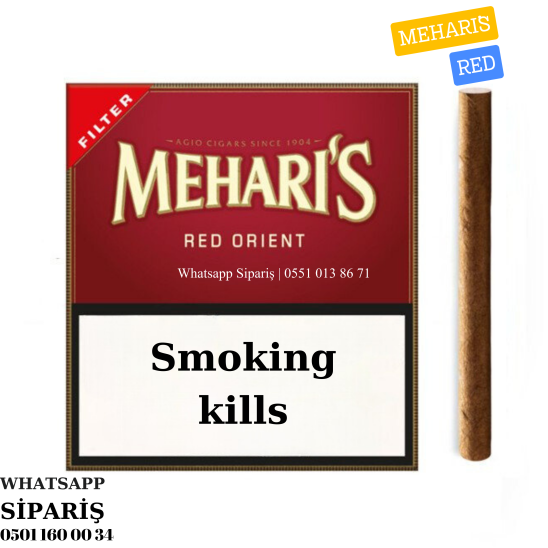 AGIO Meharis Red Orient Fılter 20'li Sigarillo