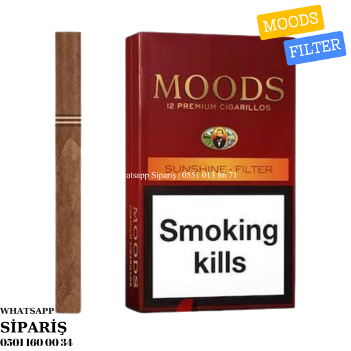 Moods Sunshıne Fılter 12'li Cigarillos Paket