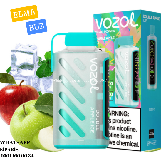 Vozol Gear Power 20000 PUFF Double Apple ice