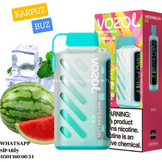 Vozol Gear Power 20000 PUFF Watermelon ice
