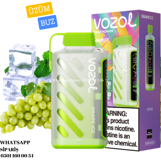 Vozol Gear Power 20000 PUFF Grape Ice
