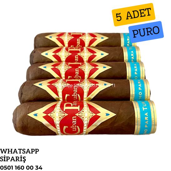 Cuban Parejo Habano Oscuro No2 - 5'li Puro Paket