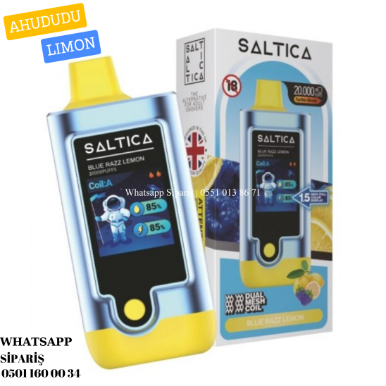 Saltica 20000 PUFF Blue Razz Lemon