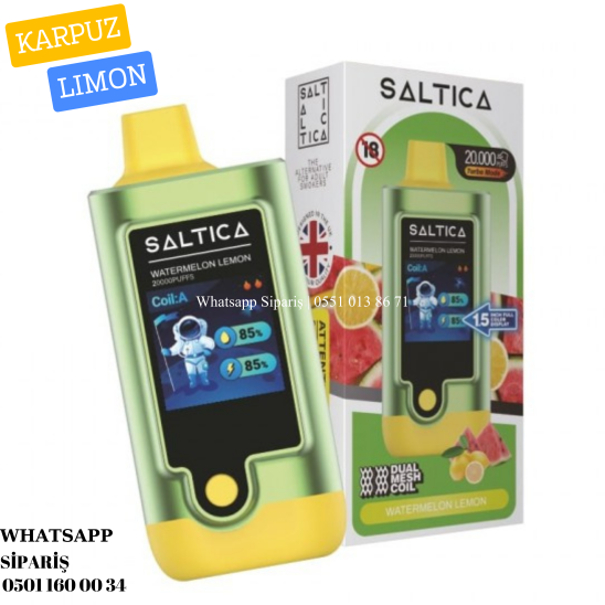 Saltica 20000 PUFF Watermelon Lemon