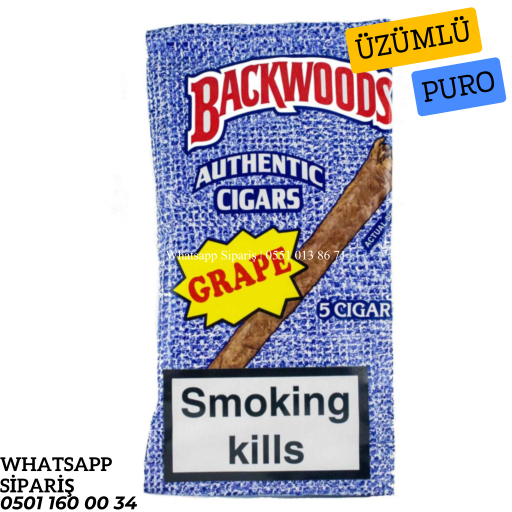 Backwoods Grape (Üzümlü) Islak Puro x8 Paket