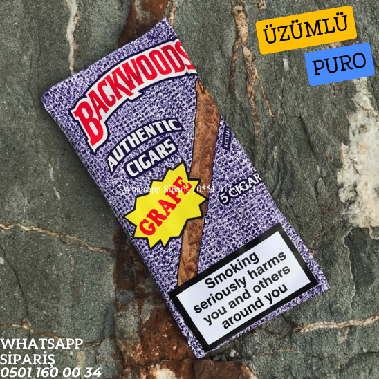 Backwoods Grape (Üzümlü) Islak Puro x8 Paket