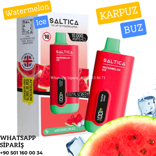 Saltica Dijital 10000 PUFF Watermelon Ice