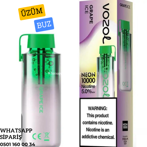 Vozol Neon Grape İce 10000 PUFF