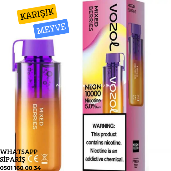 Vozol Neon Mixed Berries 10000 PUFF