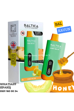 Saltica 10000 Ekranlı Puff Honey Melon
