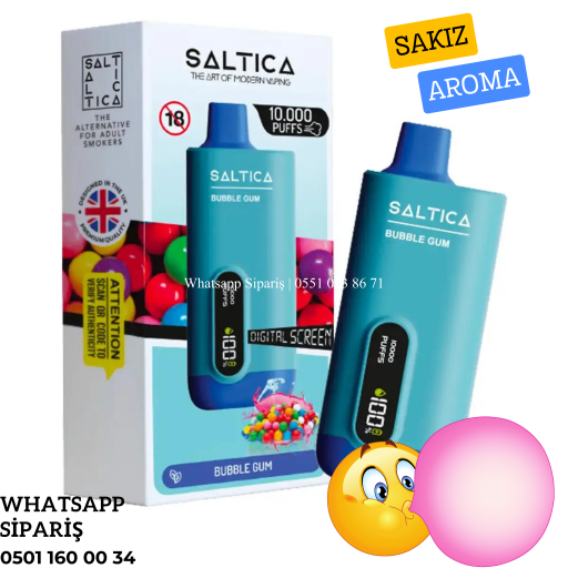 Saltica 10000 Ekranlı Puff Bubble Gum