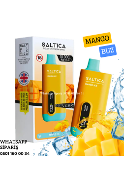 Saltica 10000 Ekranlı Puff Mango ice