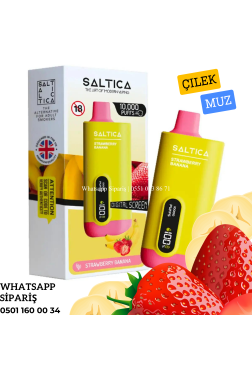 Saltica 10000 Ekranlı Puff Strawberry Banana