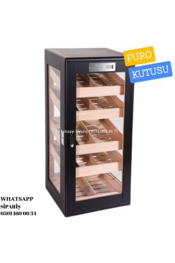 Puro Kutusu 5 Raflı Sedir Humidor