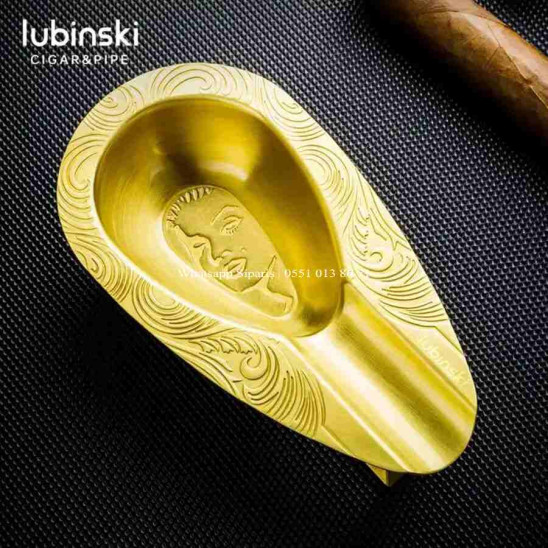 Lubinski Gold Metal Puro Seti Çakmak-Kesici-Küllük-P.Kılıfı