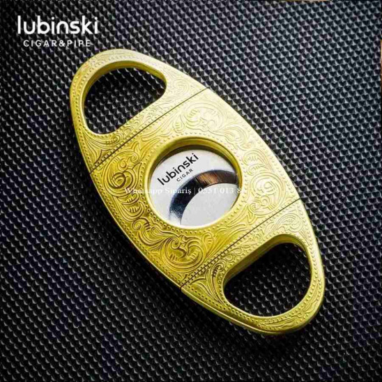 Lubinski Gold Metal Puro Seti Çakmak-Kesici-Küllük-P.Kılıfı