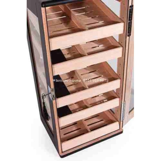 Puro Kutusu 5 Raflı Sedir Humidor