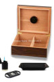Cedar Alman Süper Eco Humidor Puro Seti Kahve 30's