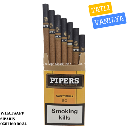 Pipers Sweet Vanılla Sigara - x10 Paket