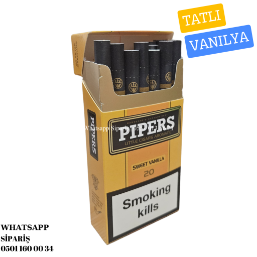 Pipers Sweet Vanılla Sigara - x10 Paket