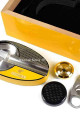 Cohiba Sarı Humidor Puro Kutusu ve Aksesuar Seti