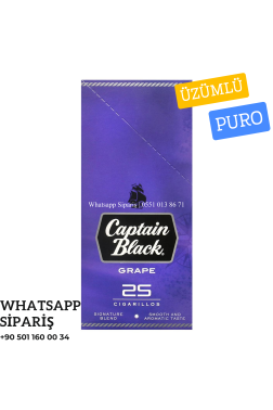 Captain Black Grape (Üzümlü) 25'li Puro